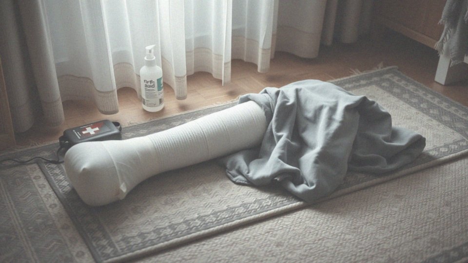 Jakie są objawy i problemy związane z nogą w gipsie?