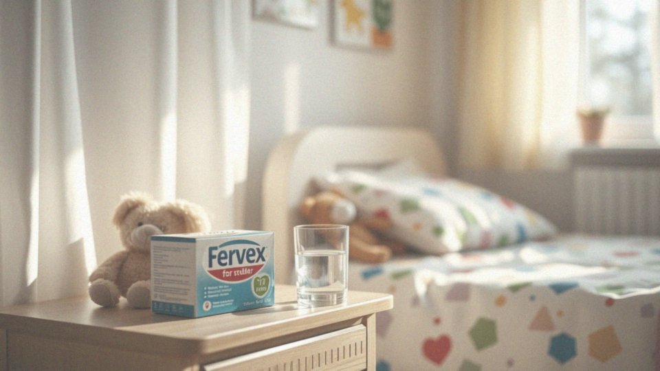 Jakie objawy łagodzi Fervex dla dzieci?