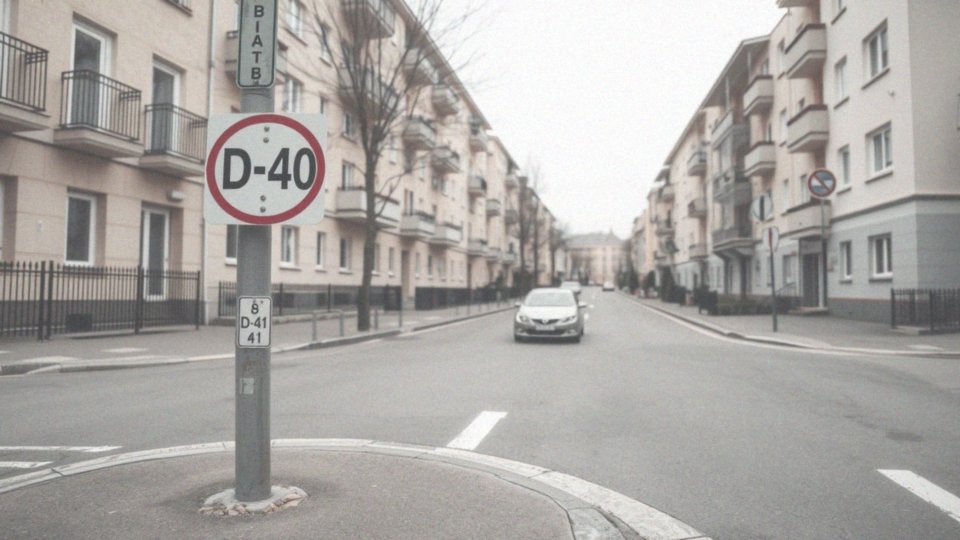 Jakich znaków drogowych używa się w strefie zamieszkania?
