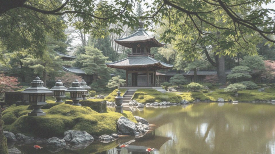 Jak japońska pagoda stylizuje przestrzeń ogrodu?