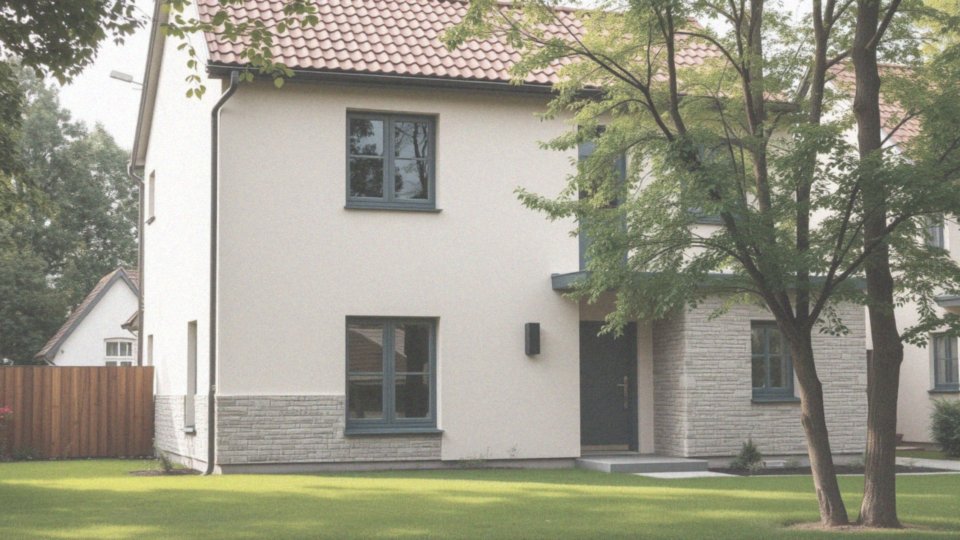 Jakie praktyki warto zastosować w projektowaniu elewacji przy brązowym dachu?