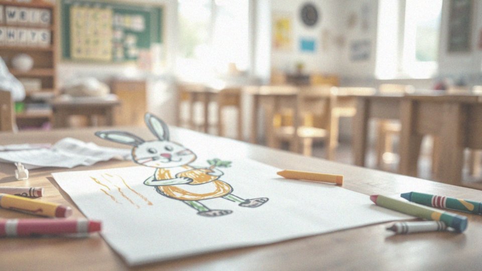 Dlaczego dzieci uwielbiają rysować króliki z marchewkami?