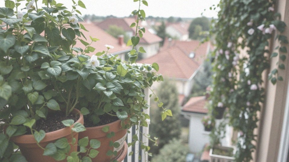 Jakie pnącza szybko rosną na balkon?
