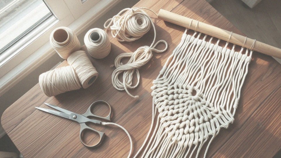 Jak zrealizować projekt makramy DIY krok po kroku?