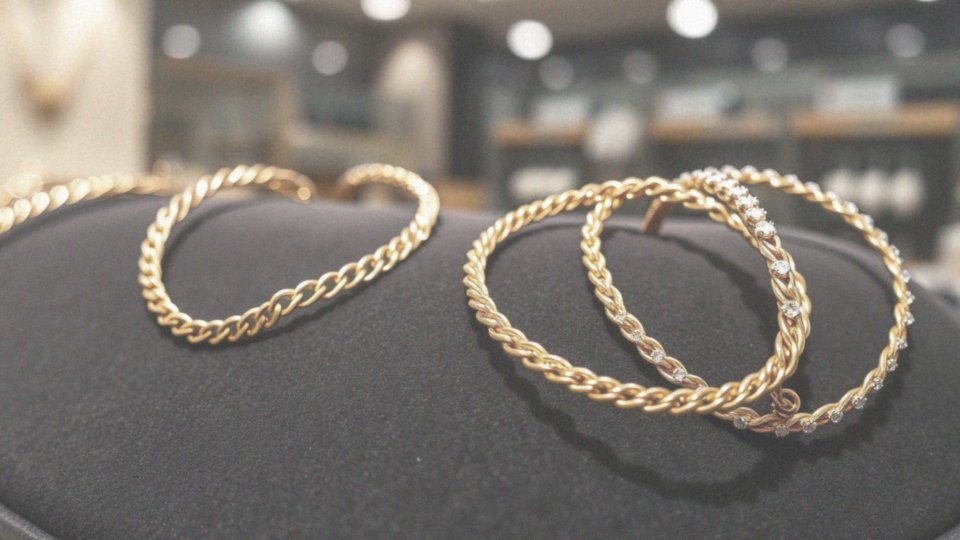 Jakie są cechy bransoletek złotych 585?