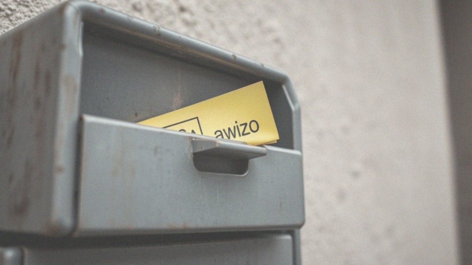 Co to jest awizo w kontekście doręczeń komorniczych?