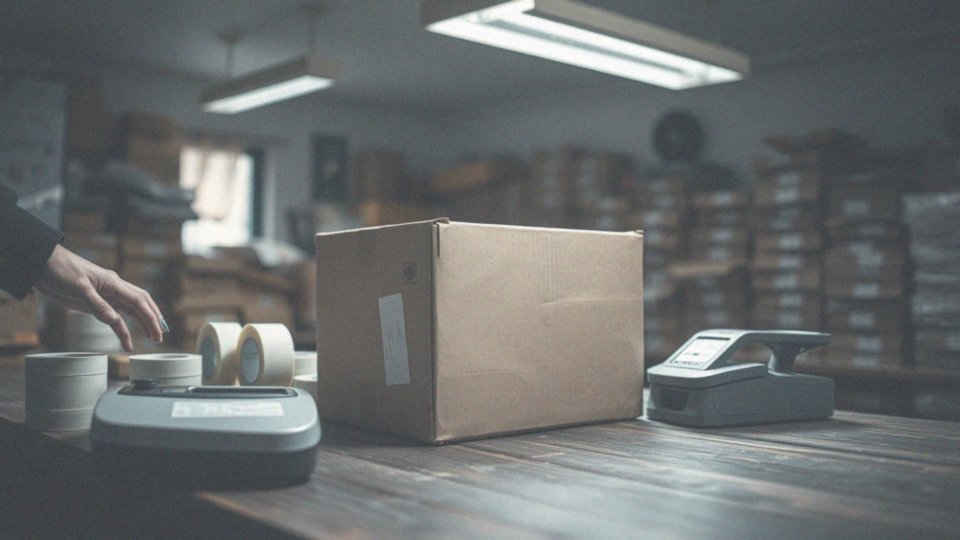 Jakie są koszty związane z nadaniem paczki bez etykiety?