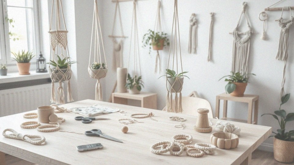 Jakie projekty DIY można wykonać za pomocą makramy?